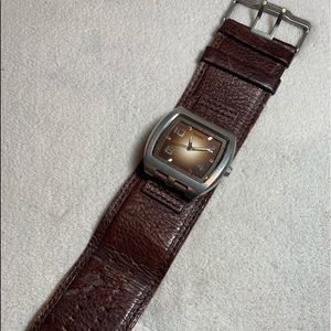 Fossil Watch Men’s Used Genuine Leather Band